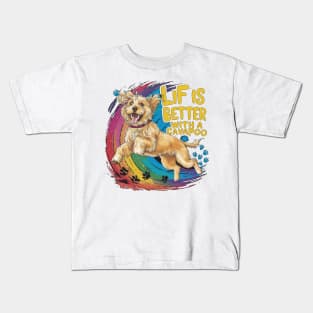 Life Is Better With A cavapoo Kids T-Shirt